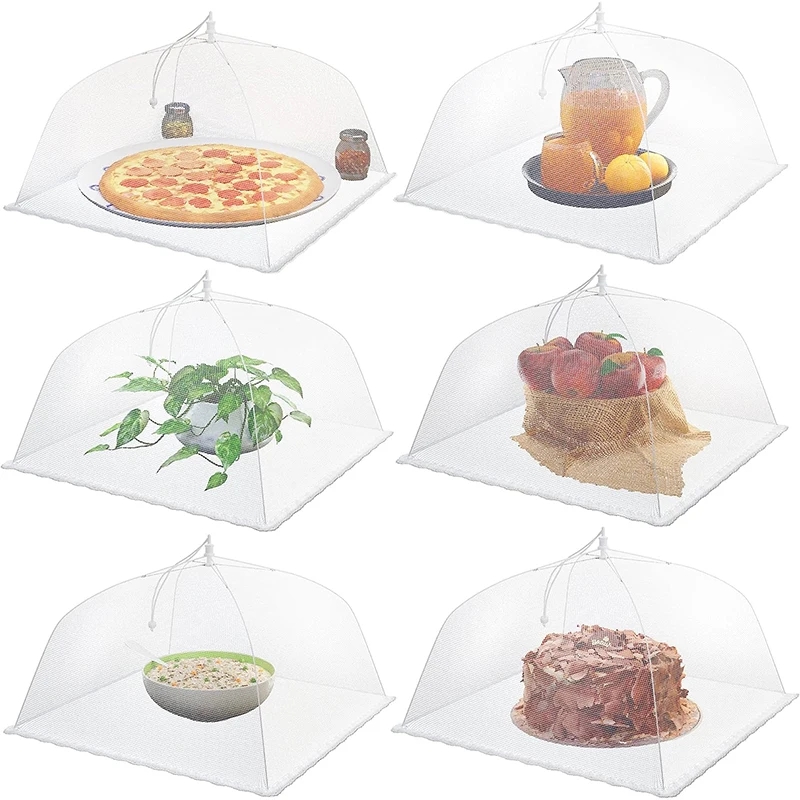 Camping Cooking Box - 最新の折りたたみ式フードメッシュカバー、通気性のある防虫傘テント、料理の保護に最適、バーベキューピクニックキッチンに最適