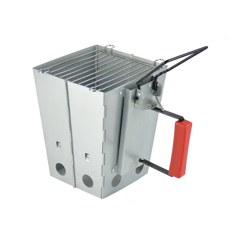 Charcoal Chimney Starter - バーベキュー用メタルチニースターター、屋外チャコールファイヤー