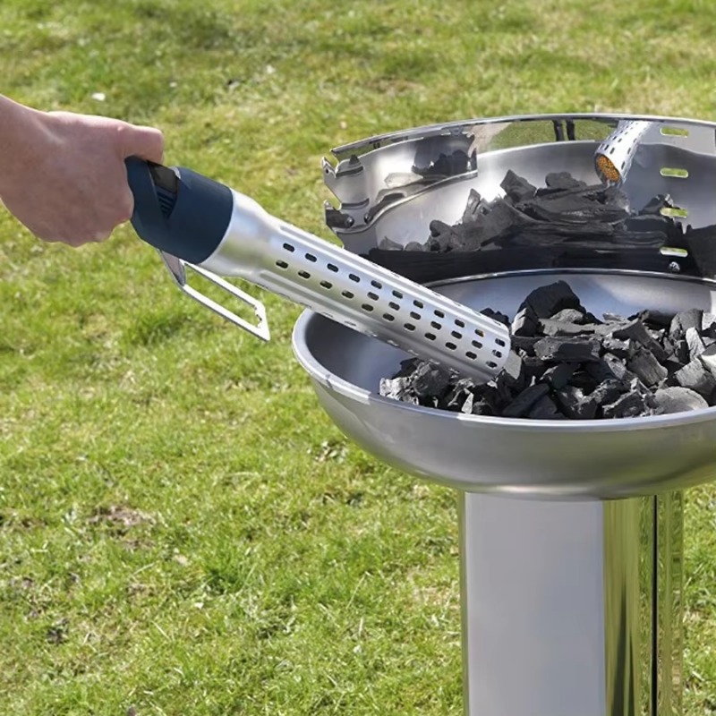 Charcoal Chimney Starter - かまど喫煙者バーベキュースターターグリル、火災照明ツール、プレミアム電気チャコールライター、バーベキューグリル、屋外ツール