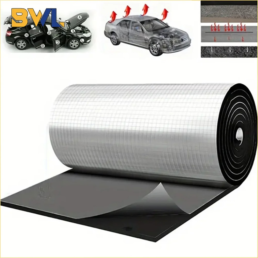 Aluminum Foil Heavy Duty - 5/10 ミリメートル消音断熱マット車の防音デッドニング断熱車のボンネット断熱カーアクセサリーインテリア