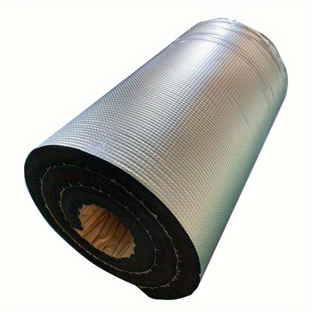 Aluminum Foil Heavy Duty - 極厚20mm車用防音マット 50x100cm アルミ箔断熱材 ヘビーデューティー防音フォーム ドア、ルーフ、ボンネット用