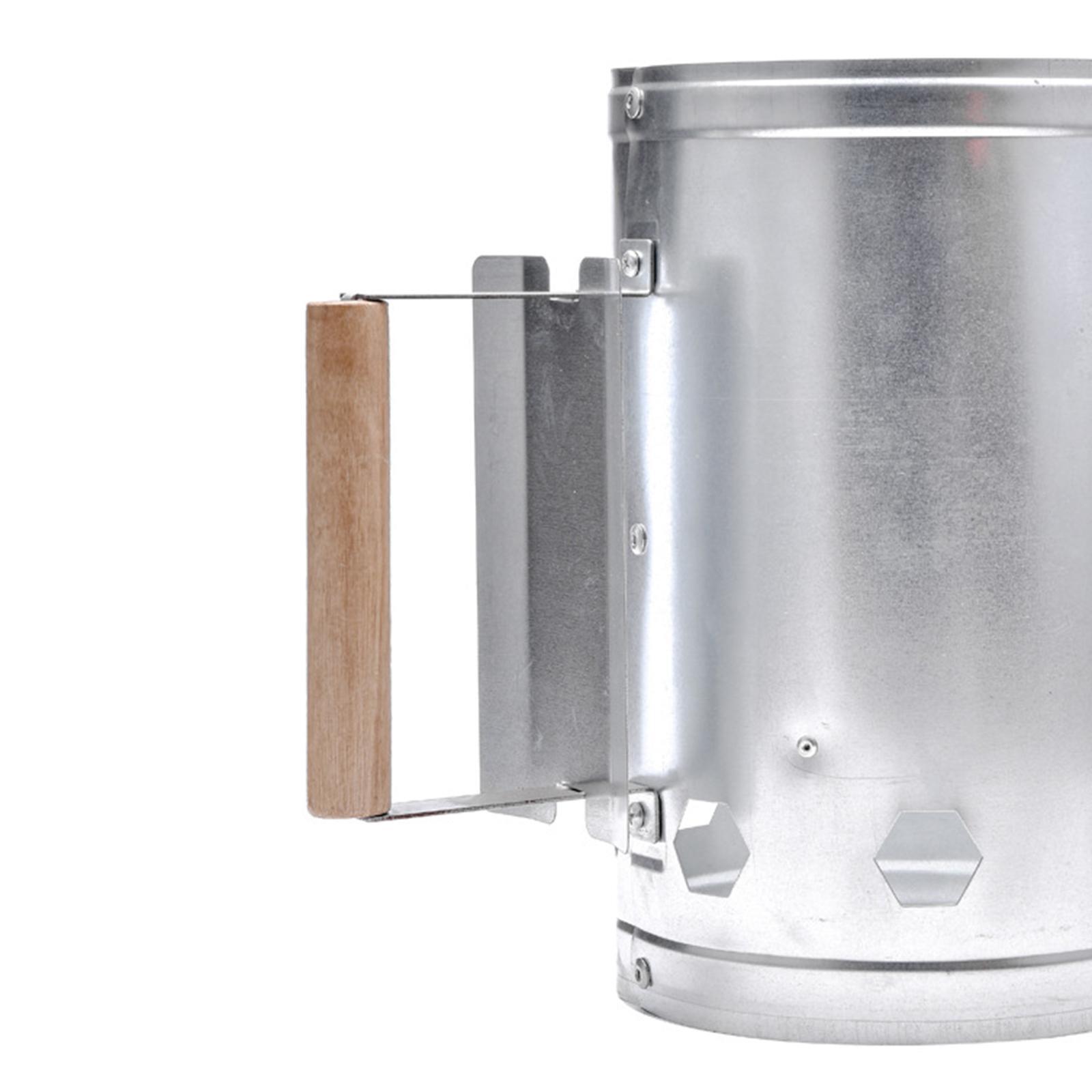 Charcoal Chimney Starter - スチール急速火ライター、バーベキューコンパートメントスターター、チャコールグリル、バーベキュー