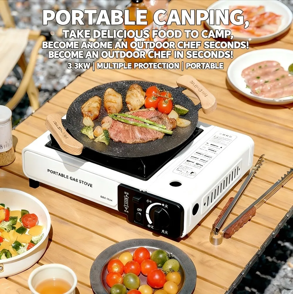 ポータブル屋外ガスストーブ、キャンプ、バーベキュー、ハイキン - Camping Cooking Ring のレビューと価格