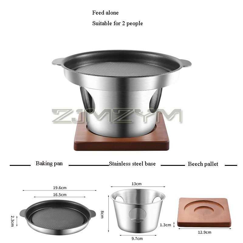ミニバーベキューグリル韓国式卓上グリルノンスティック卓上グリ - Japanese Camping Cooking のレビューと価格