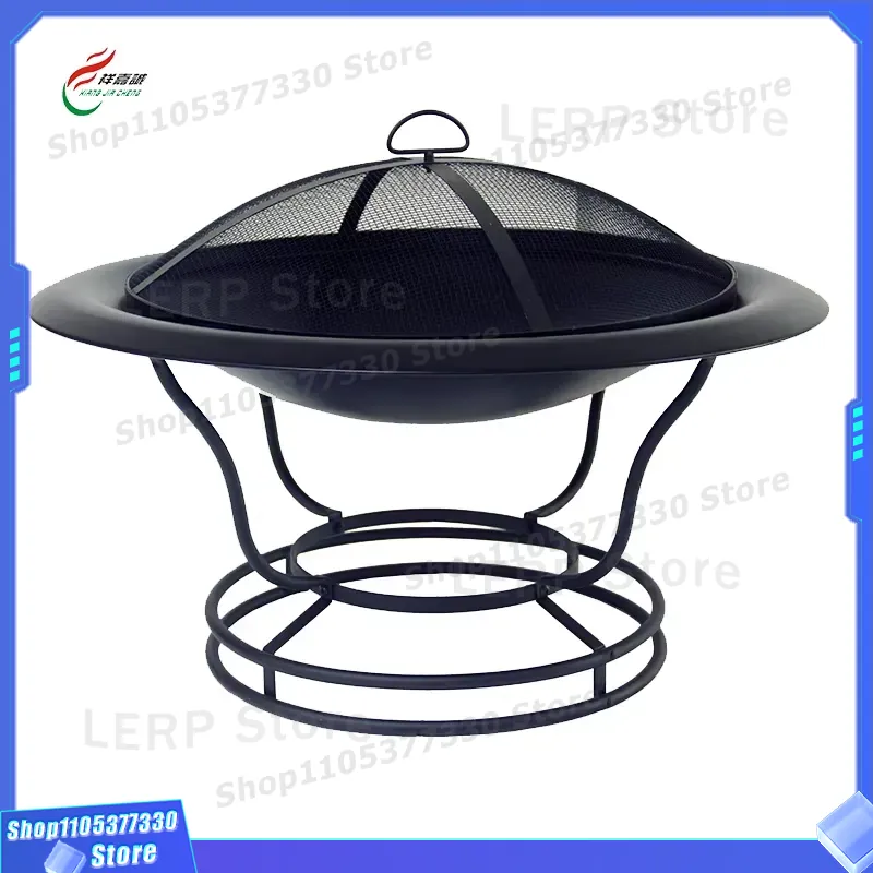 無煙焚き火台 屋外BBQ スチール製ファイヤーボウル リング - Camping Cooking Ring のレビューと価格