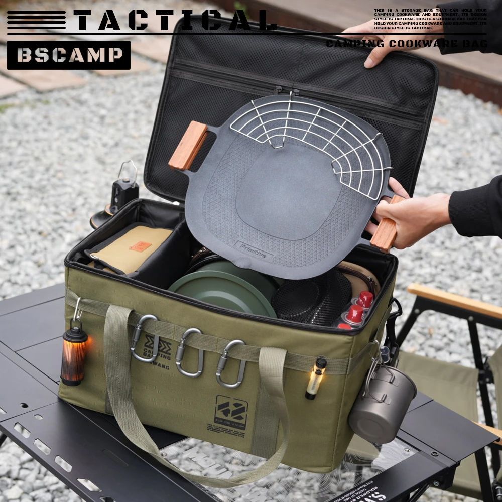 アウトドアキャンプ収納袋大容量折りたたみピクニック用品収納ボ - Camping Outdoor Cooking Table のレビューと価格