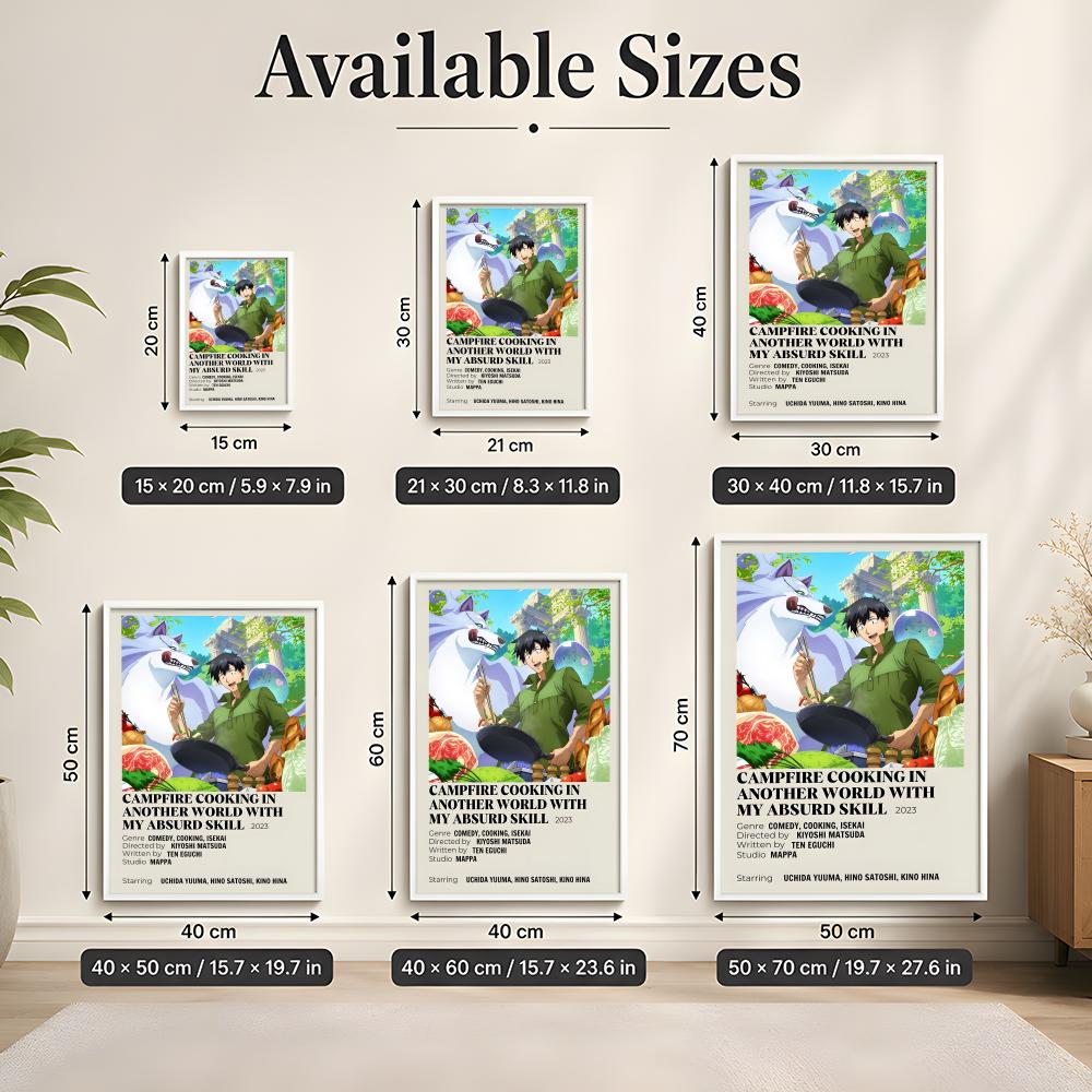 異世界でのキャンプファイヤー料理と私の不条理なスキルポスター - Campfire Cooking With My Absurd Skill のレビューと価格
