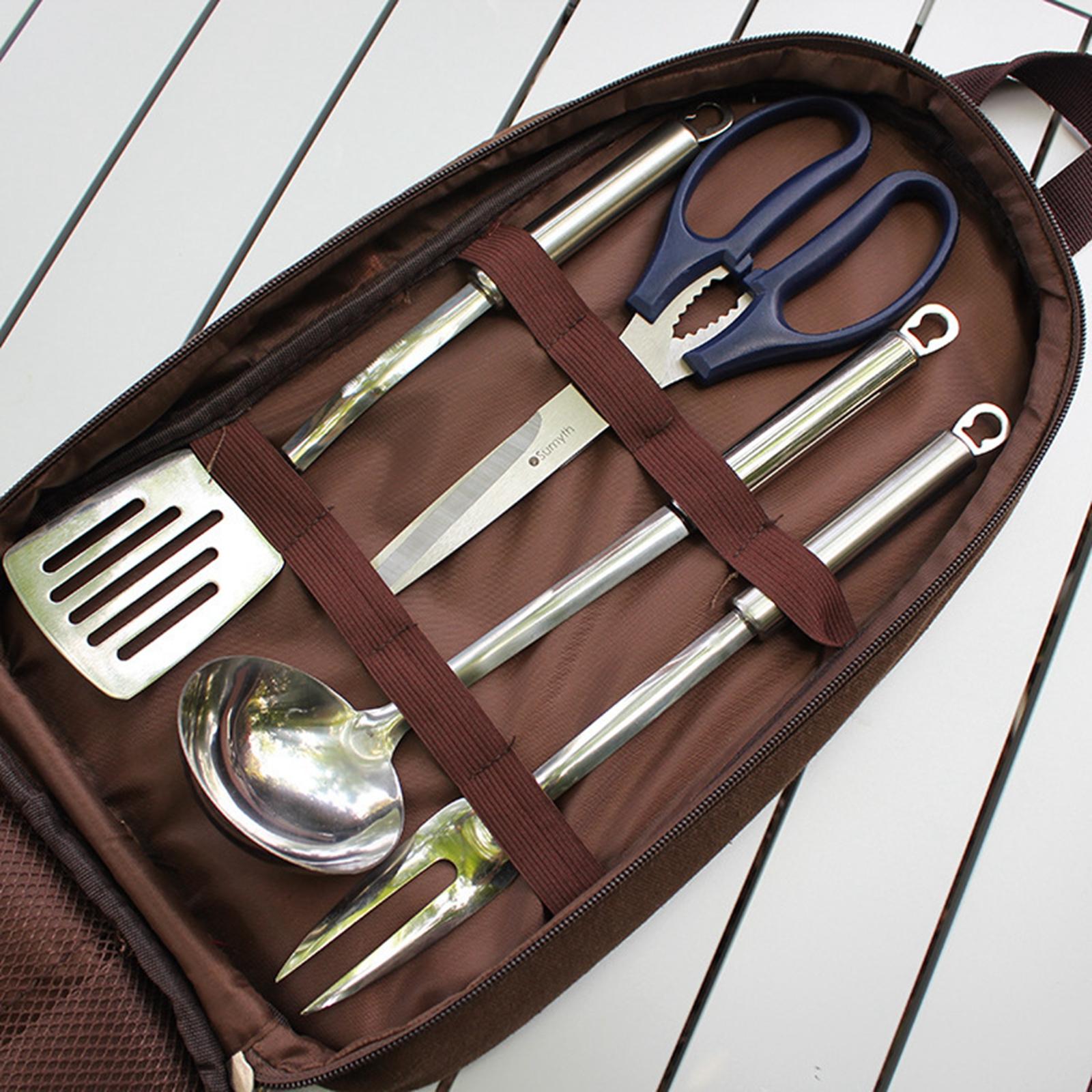 キャンプ用キャリングバッグ付きキッチン用品セット,旅行やハイ - Camping Cooking Pack のレビューと価格