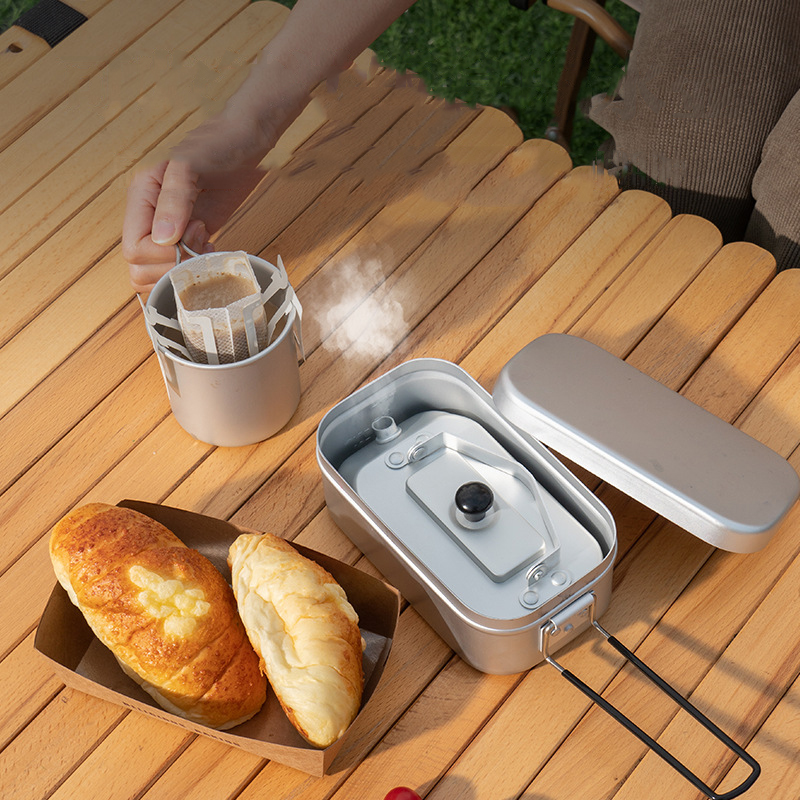 超軽量ポータブルピクニックケトル、キャンプティーポット、コー - Camping Cooking Pack のレビューと価格