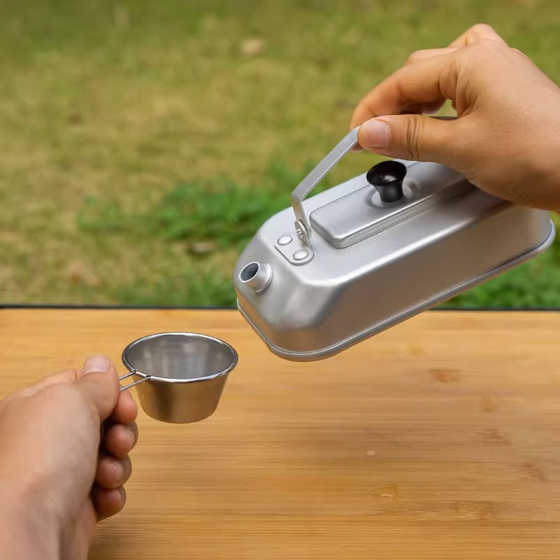 超軽量ポータブルピクニックケトル、キャンプティーポット、コー - Camping Cooking Pack のレビューと価格
