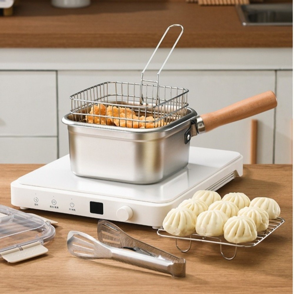 ポータブルステンレス鋼フライパン正方形ノンスティック調理鍋バ - Camping Cooking Pots And Pans Set のレビューと価格