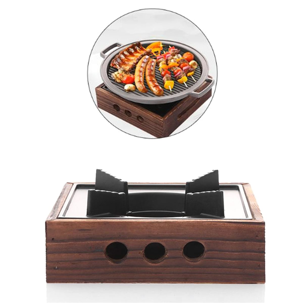 和風デザインの鍋、吊り下げ式コンロ、茶炉、屋外キャンプ用のレ - Japanese Camping Cooking のレビューと価格