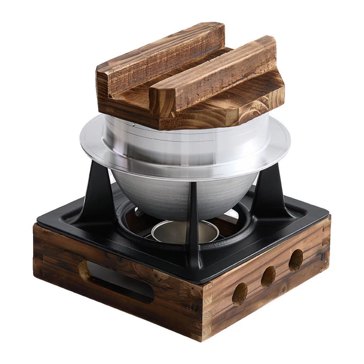 和風ウーロンポットアルコールストーブ炊飯鍋キャンプアウトドア - Japanese Camping Cooking のレビューと価格