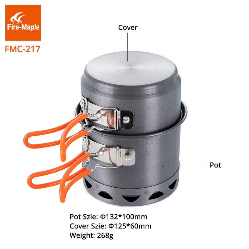 ファイヤーメープル調理セット、キャンプポットパン0.9L、ポ - Camping Cooking Pots And Pans Set のレビューと価格