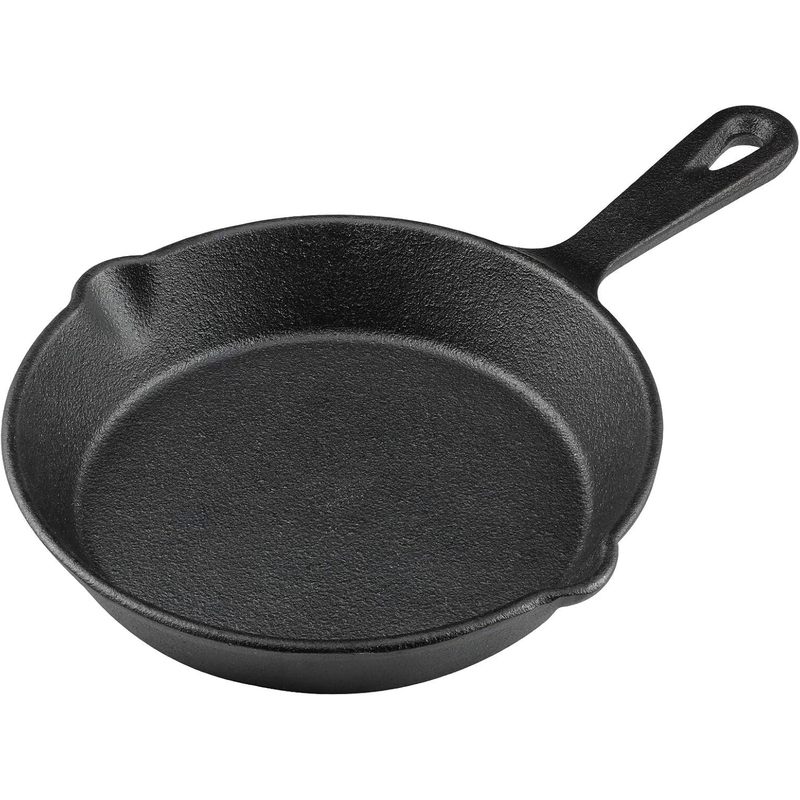 6インチ鋳鉄製スキレット、ドリップスパウト付きフライパン、プ - Camping Cooking Cast Iron のレビューと価格
