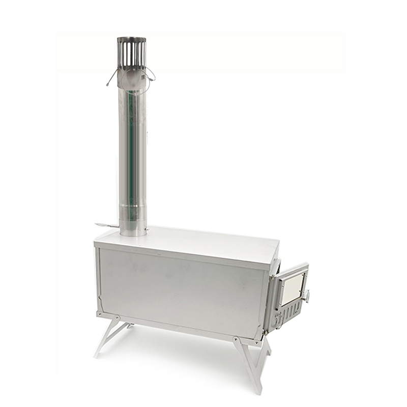 キャンプ用薪ストーブ煙突キャップ 62mm ステンレススチー - Charcoal Chimney Starter のレビューと価格