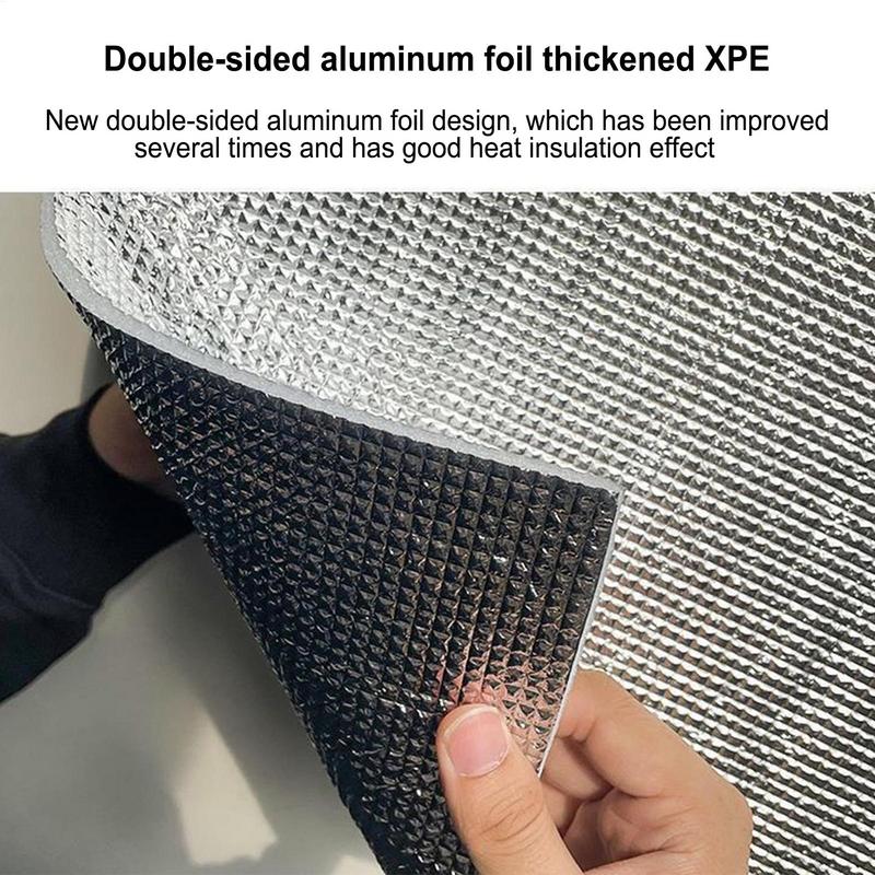 両面アルミ箔断熱窓断熱フィルム放射バリア反射箔断熱フィルム断 - Aluminum Foil Heavy Duty のレビューと価格