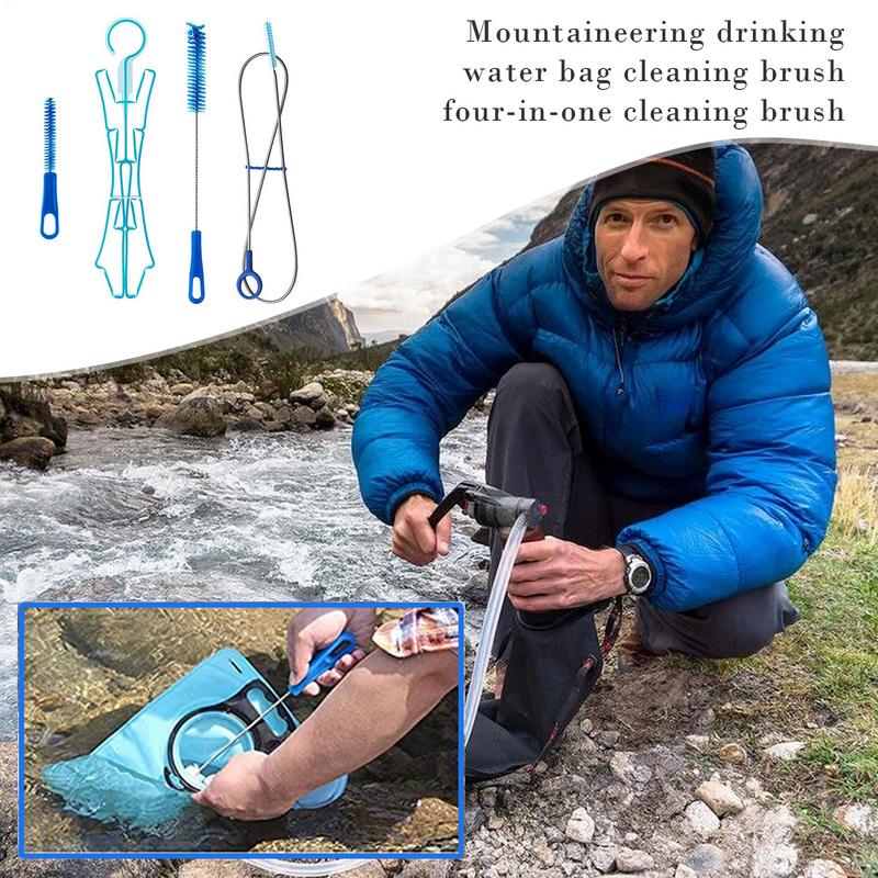 水水分補給袋クリーニングブラシキットプラスチック屋外飲料水バ - Camping Cooking Pack のレビューと価格