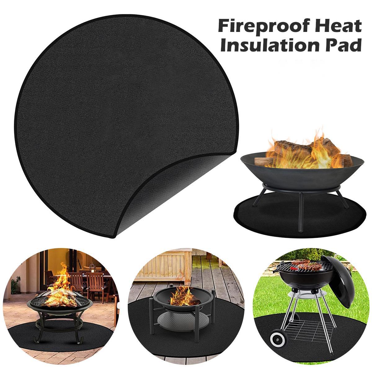 屋外バーベキュー用ファイヤーピットマット、ラウンドストーブフ - Charcoal Chimney Starter のレビューと価格