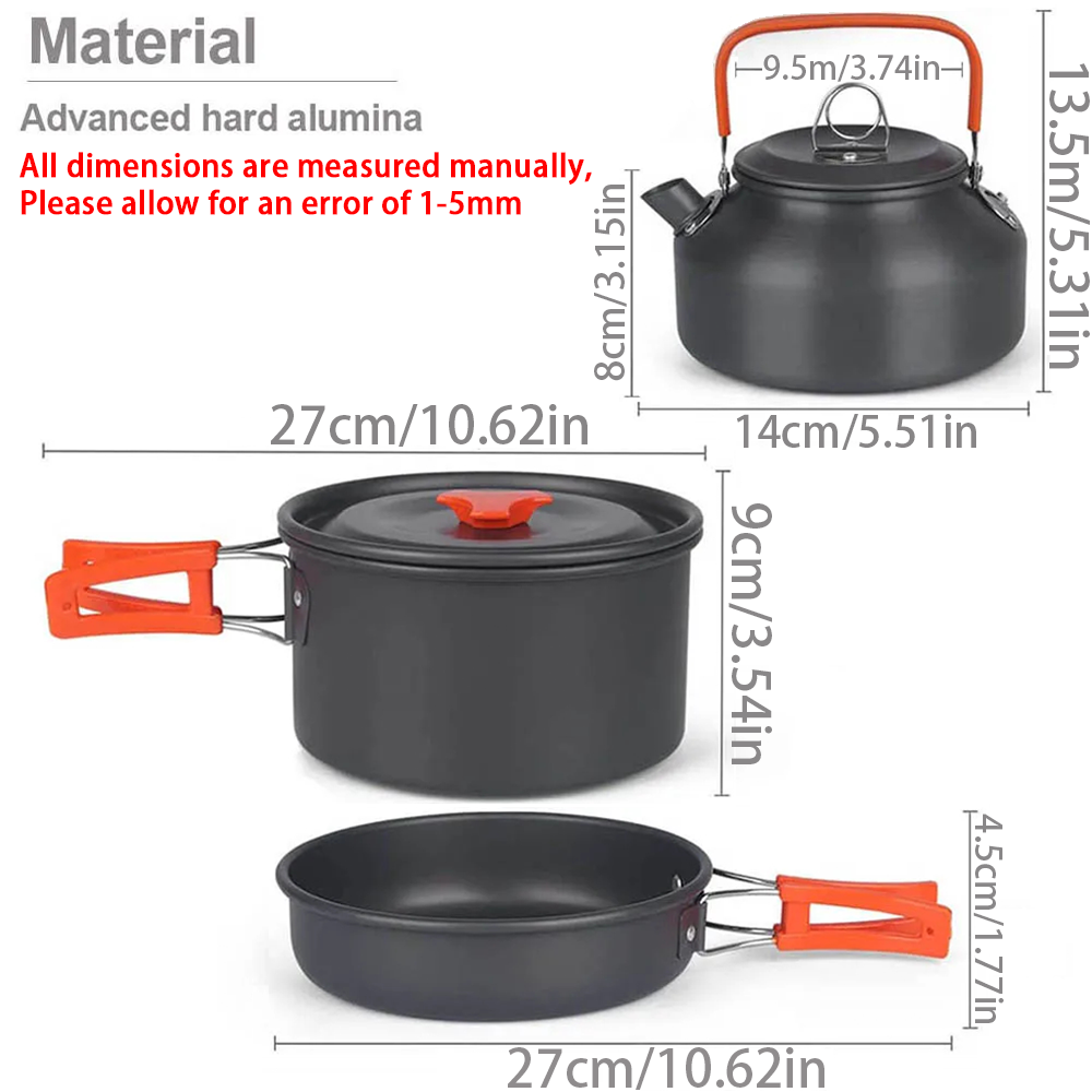 1 ピース/1 セットキャンプ調理器具キット屋外調理セットア - Camping Cooking Pack のレビューと価格