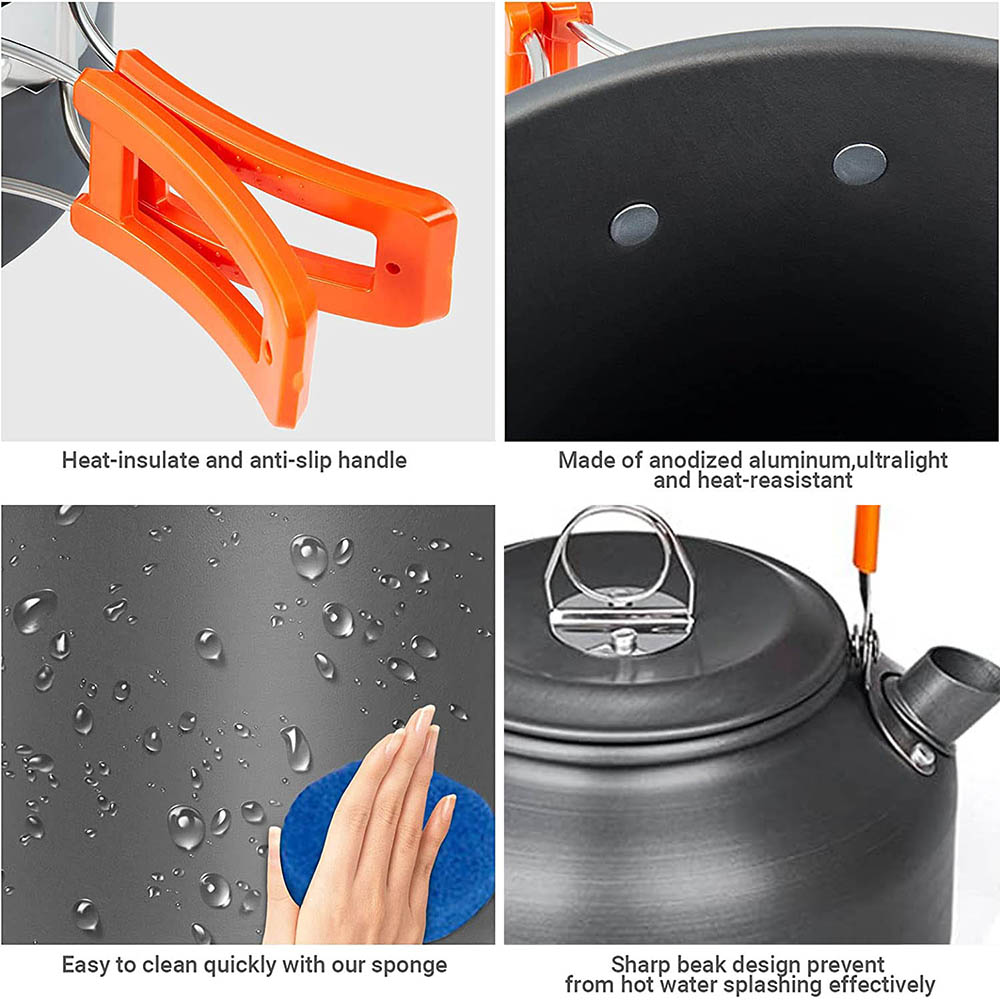 1 ピース/1 セットキャンプ調理器具キット屋外調理セットア - Camping Cooking Pack のレビューと価格