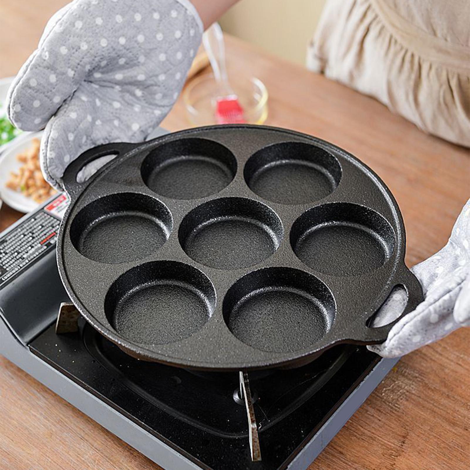 焦げ付き防止の鋳鉄製フラットパン、卵焼き、クレープ、ステーキ - Camping Cooking Cast Iron のレビューと価格