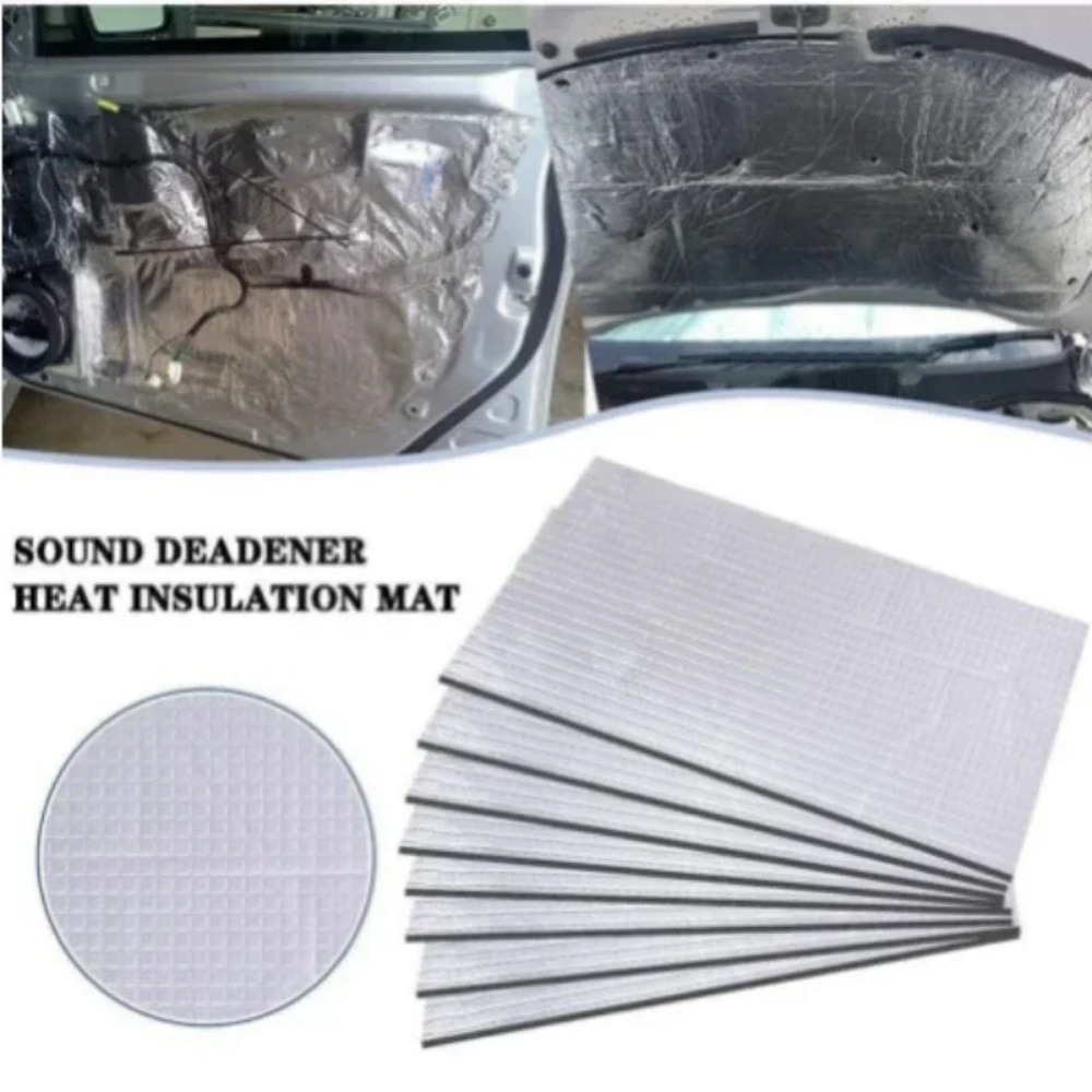 5/10 ミリメートル消音断熱マット車の防音デッドニング断熱 - Aluminum Foil Heavy Duty のレビューと価格