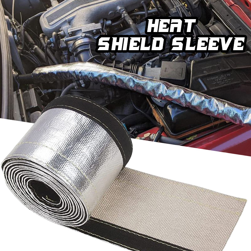 1 メートル金属製熱シールド熱防火スリーブ絶縁ワイヤーホース - Aluminum Foil Heavy Duty のレビューと価格