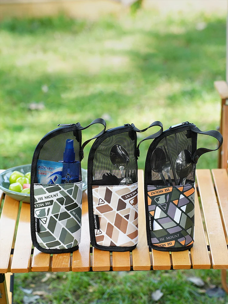 キャンプ調理器具収納袋防水キャンプ食器オーガナイザーポータブ - Camping Outdoor Cooking Table のレビューと価格