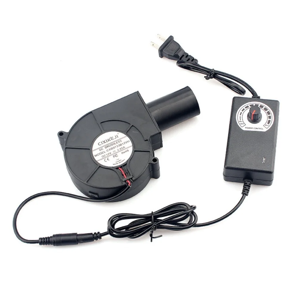 BBQ ブロワー 220V 空気収集調整可能な速度付き ​  - Charcoal Chimney Starter のレビューと価格