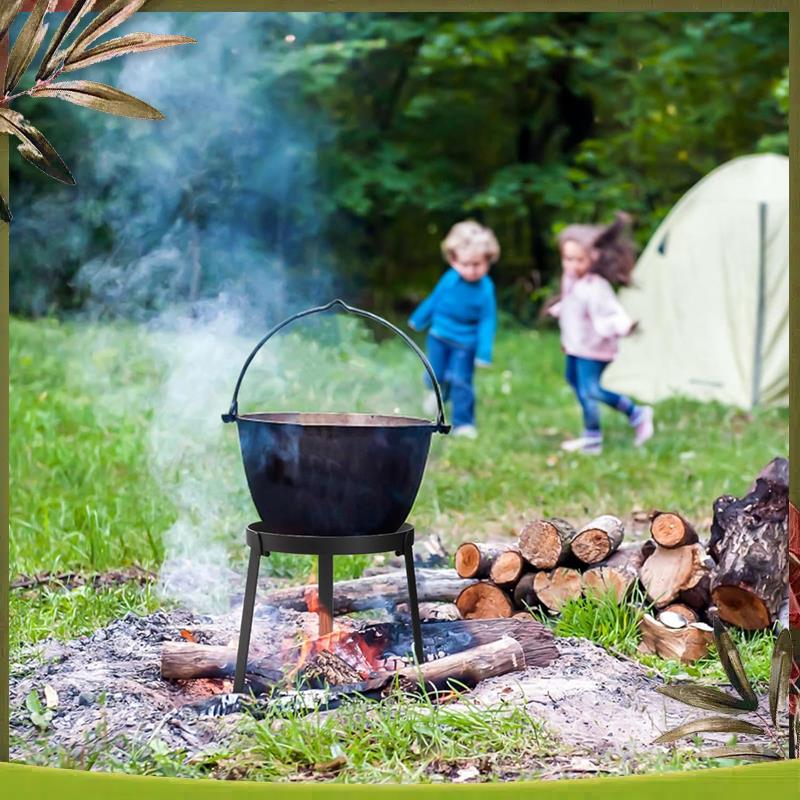 キャンプファイヤー三脚、折りたたみ式キャンプ三脚グリル、焚き - Camping Cooking Open Fire のレビューと価格