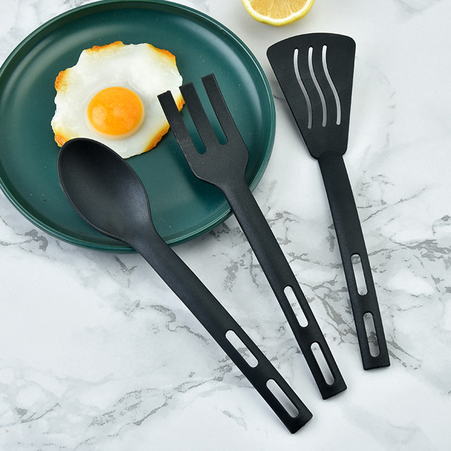 3 個ナイロンキッチン用品ヘラスプーン表面フォークナイロンキ - Camping Cooking Essentials のレビューと価格