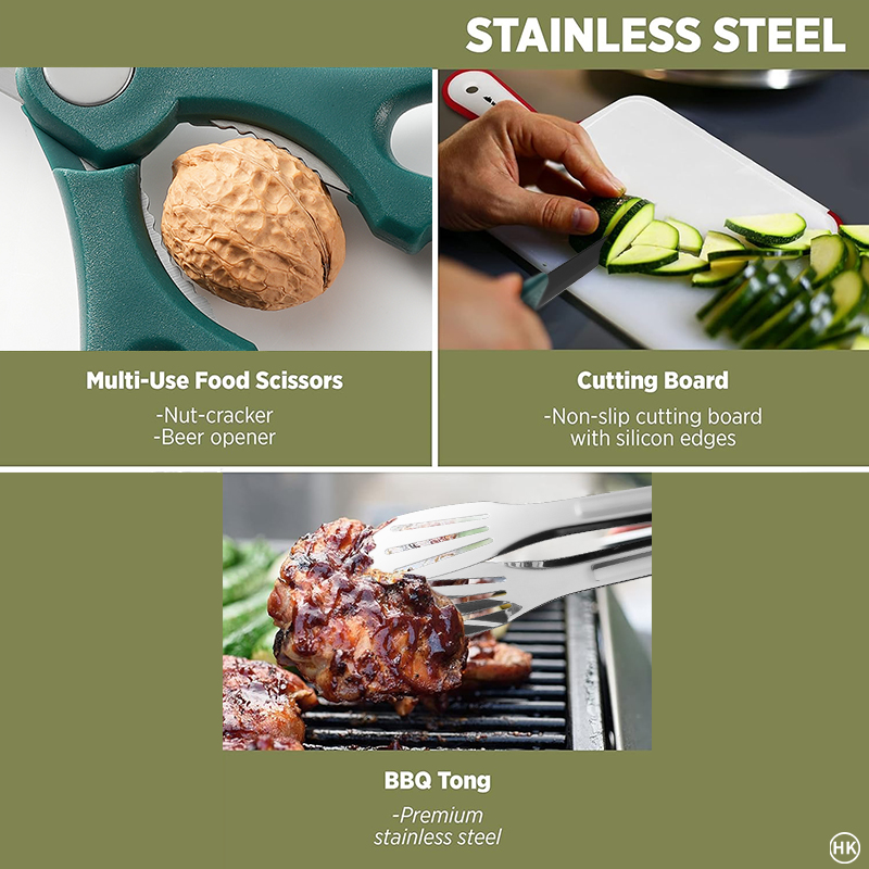 13PCS キャンプクッキングセット、キャンプ必需品、キャン - Camping Cooking Essentials のレビューと価格