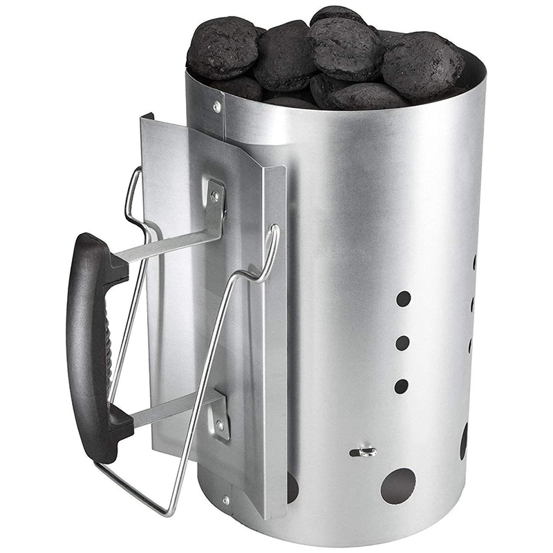 安全ハンドル付きチムニースターター、チャコールスターター、ウ - Charcoal Chimney Starter のレビューと価格