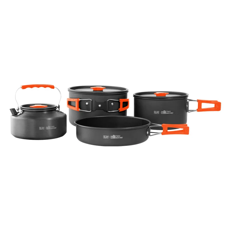 キャンプ調理器具セットアウトドアクッキング超軽量アルミポット - Camping Cooking Pack のレビューと価格