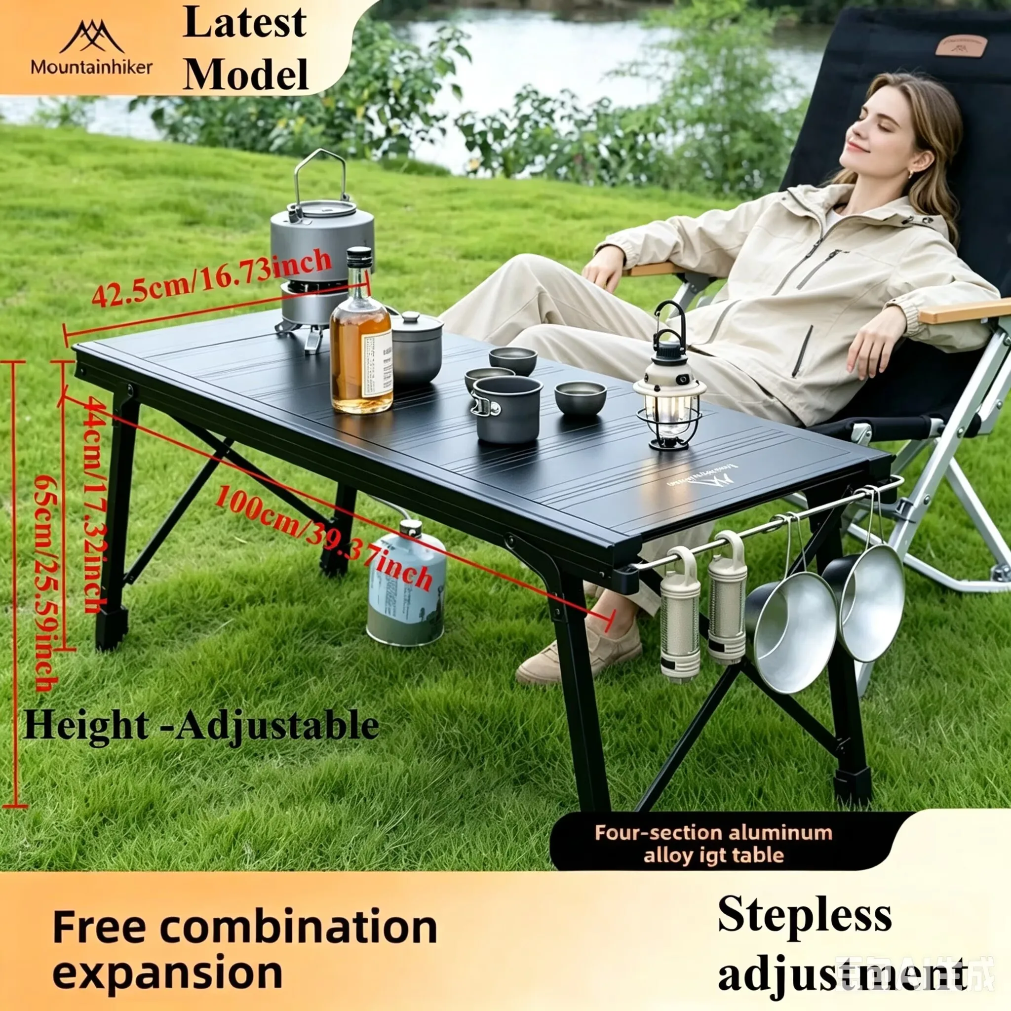 改良型折りたたみ式IGTキャンピングリフトテーブル、ポータブ - Japanese Camping Cooking のレビューと価格
