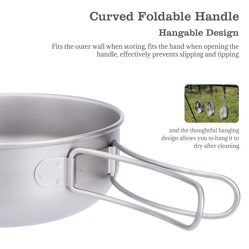 Boundless Voyage チタン製キャンプ調理器具セ - Camping Cooking Pots And Pans Set のレビューと価格