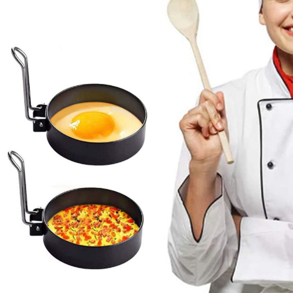 2個入り調理器具 ステンレス製エッグシェイパー 3.5インチ - Camping Cooking Ring のレビューと価格