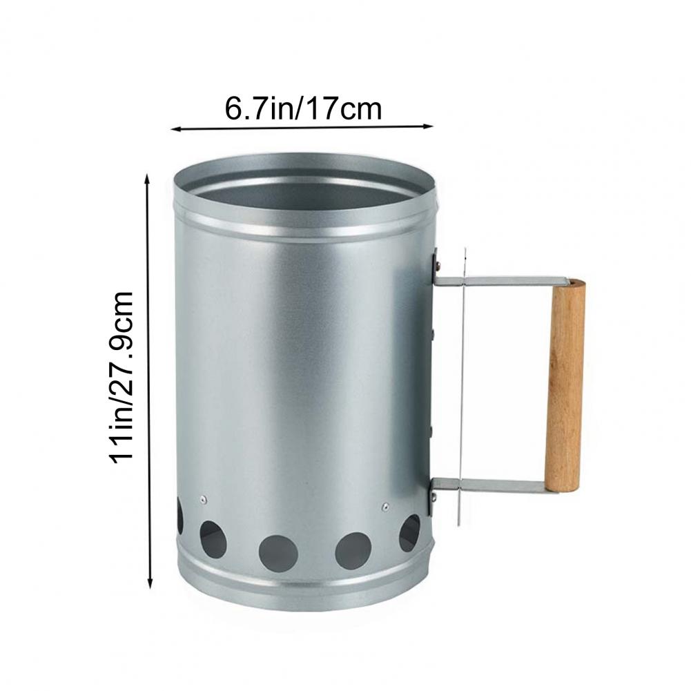 耐変形バケツ型炭火スターター、バーベキュー用木製炭火スタータ - Charcoal Chimney Starter のレビューと価格