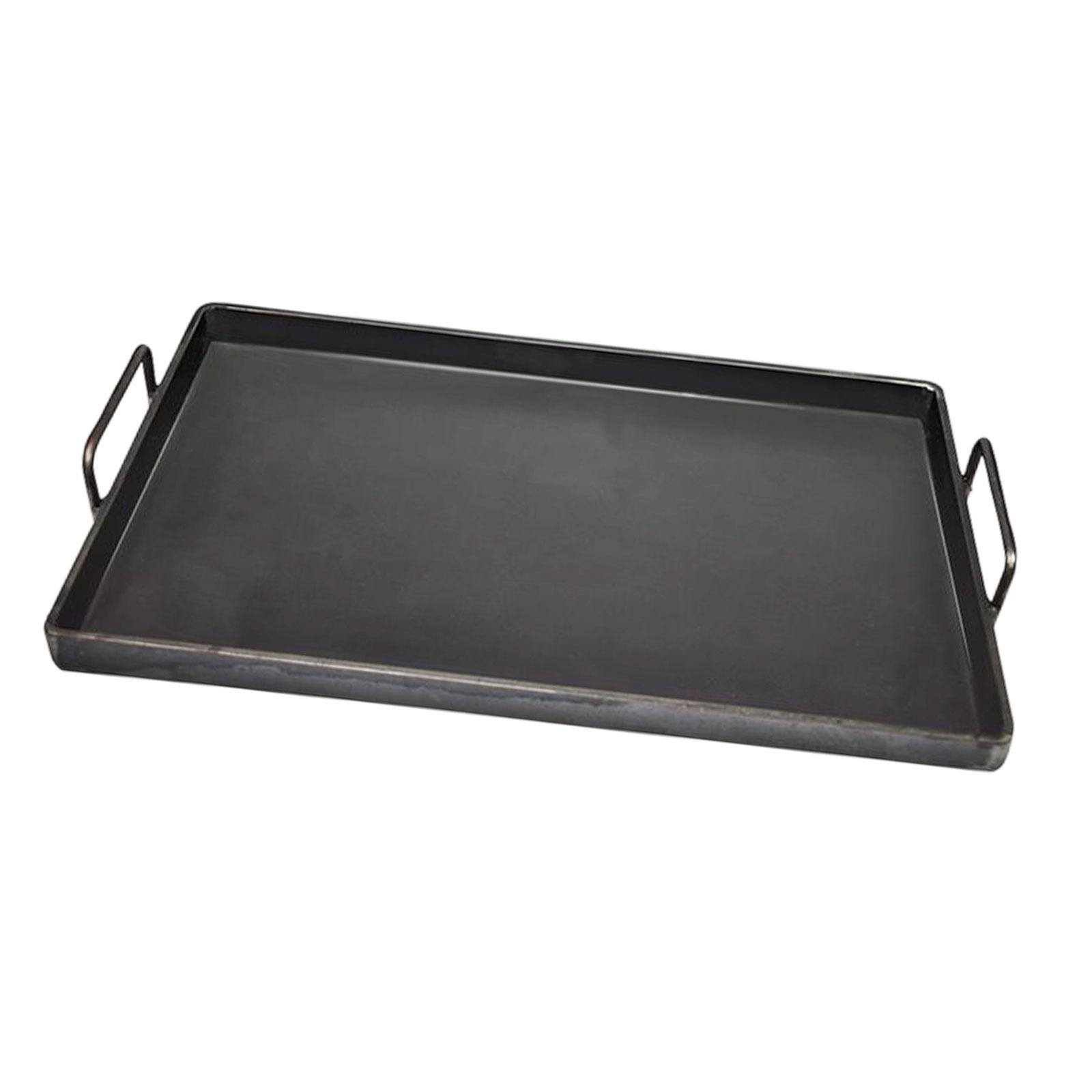 鋳鉄製グリドル調理器具グリルパン、コンロ用グリドルフライパン - Camping Cooking Cast Iron のレビューと価格