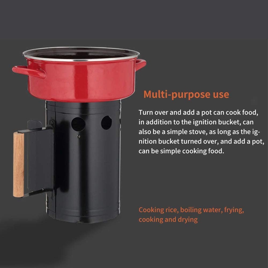 屋外BBQラックツール アウトドアキッチン バーベキュー用火 - Charcoal Chimney Starter のレビューと価格