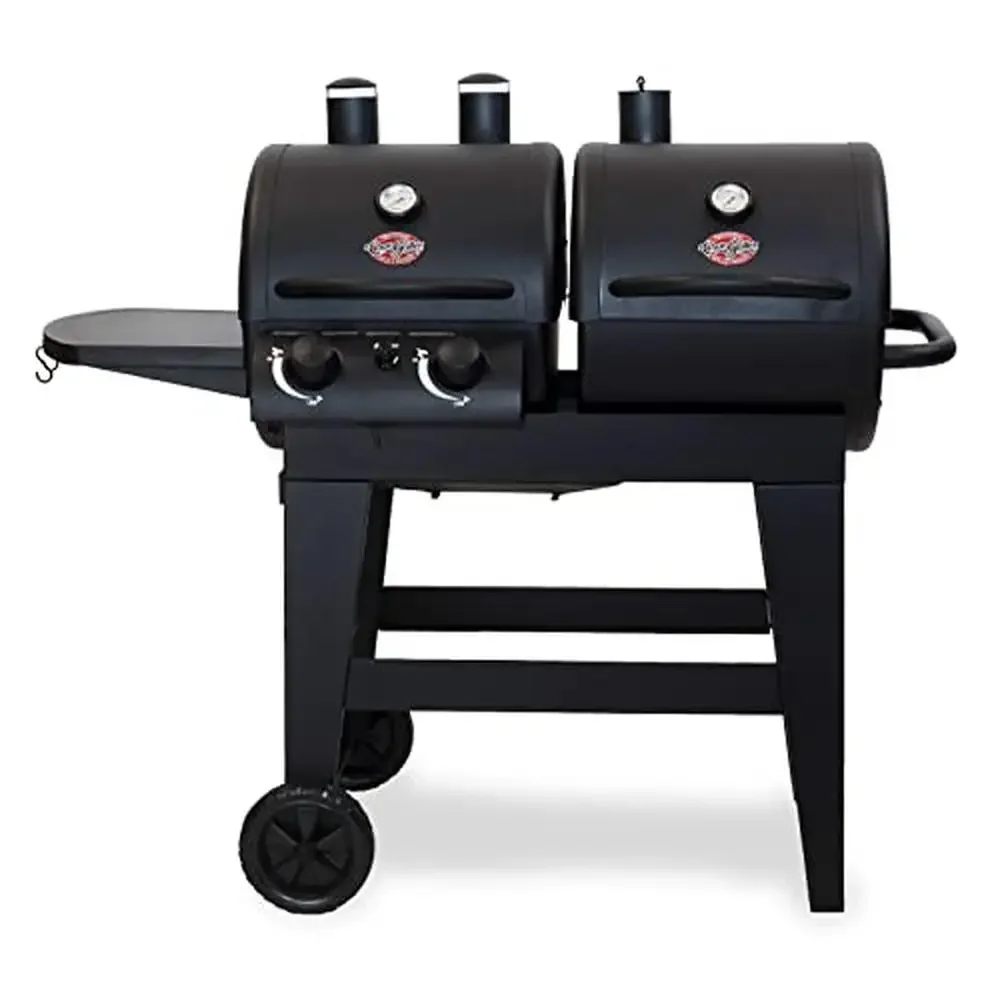 2 バーナー ガス & チャコール グリル コンボ ブラック - Charcoal Chimney Starter のレビューと価格