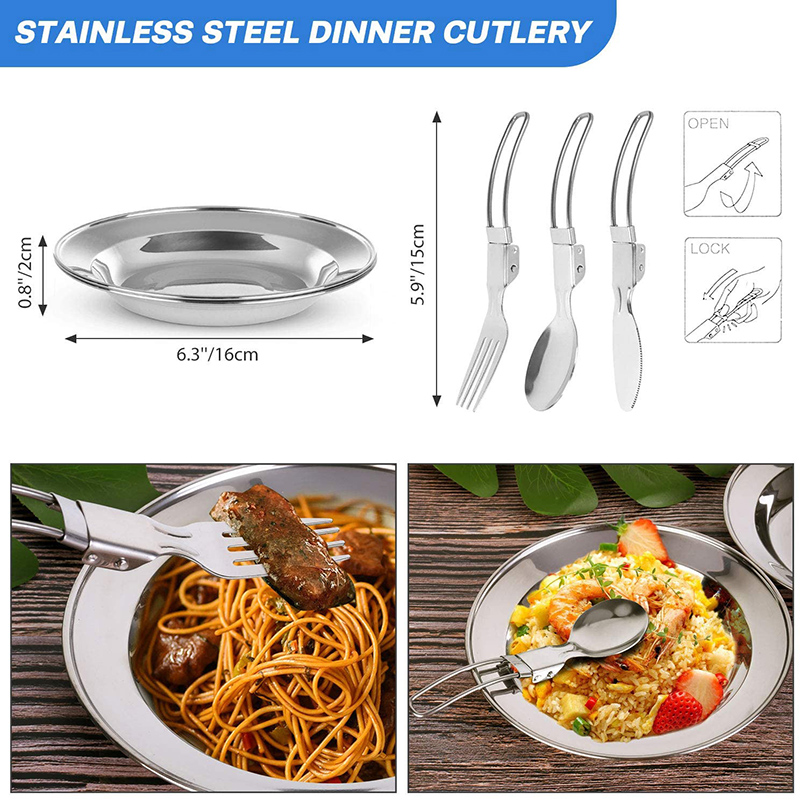 1 セット屋外ポットパンキャンプ調理器具ピクニック調理セット - Camping Cooking Pots And Pans Set のレビューと価格