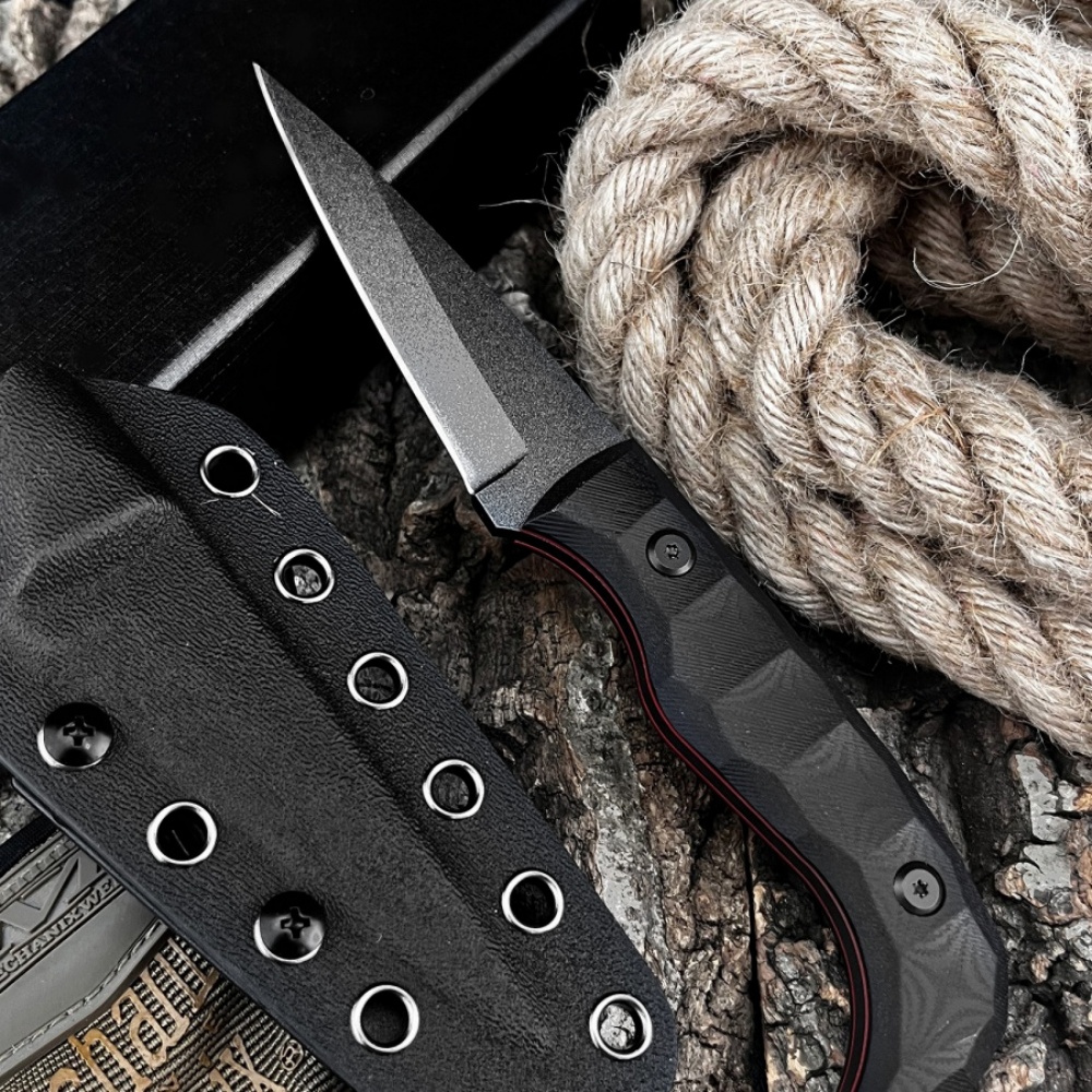 キャンプピクニッククッキングストレートナイフ Kシース付き手 - Camping Cooking Essentials のレビューと価格