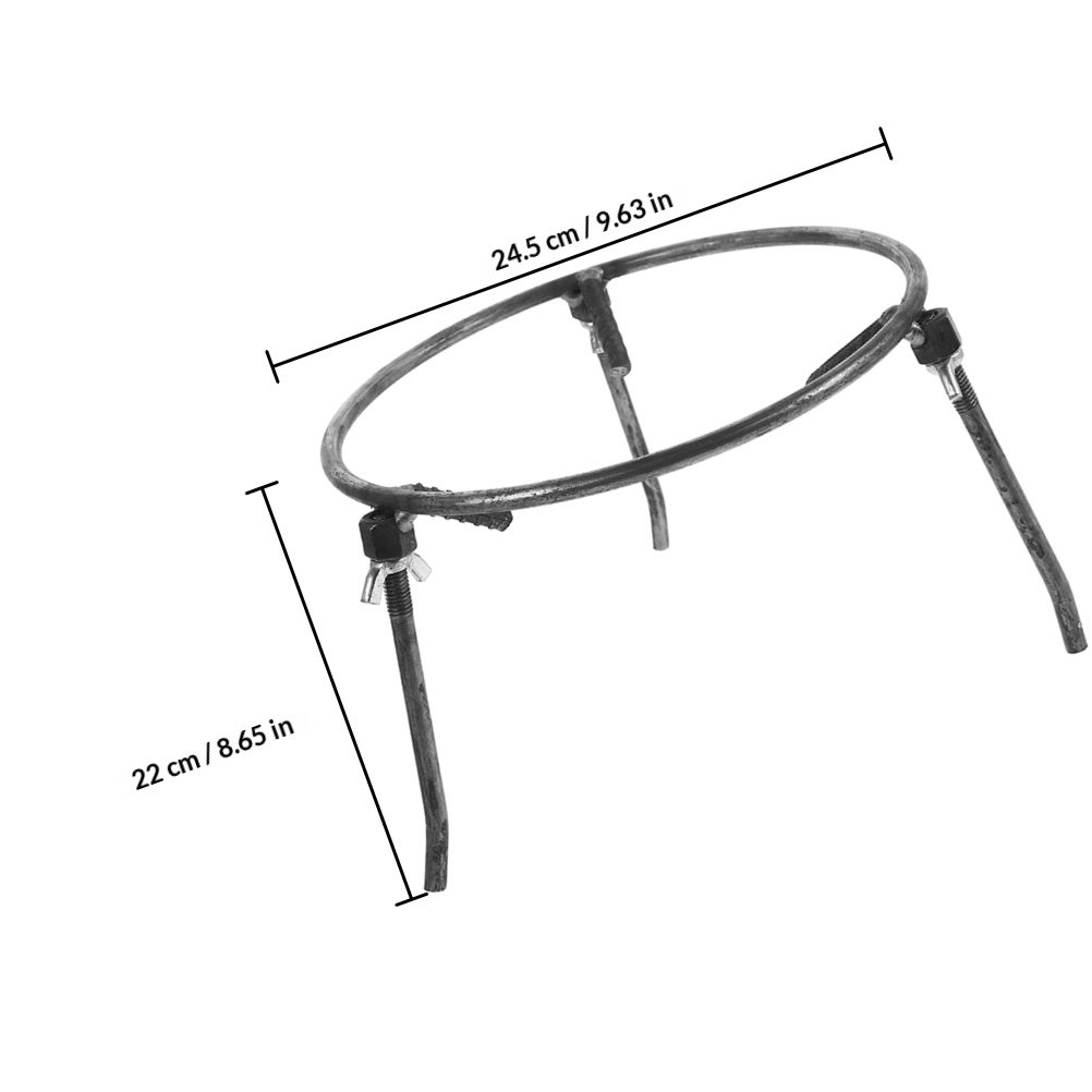 取り外し可能な焚き火台調理用三脚鍋スタンド 三角形中華鍋ホル - Camping Cooking Open Fire のレビューと価格