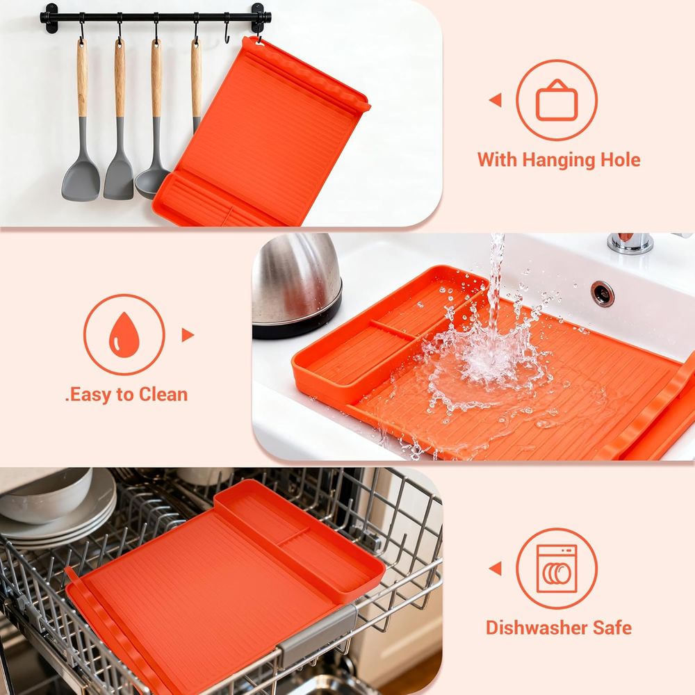 耐熱シリコングリルマット - 16x11.5インチ 滑り止め - Camping With Cooking のレビューと価格