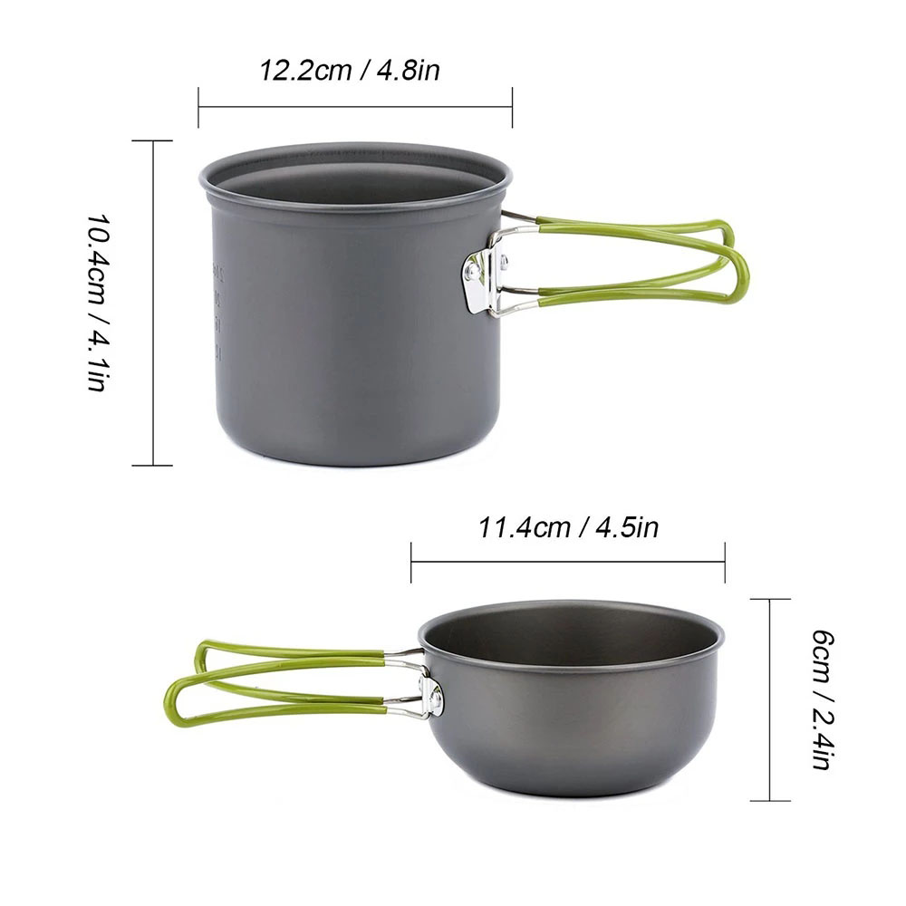 キャンプ調理器具キット ストーブ付き アウトドアクッキングセ - Camping Cooking Pack のレビューと価格
