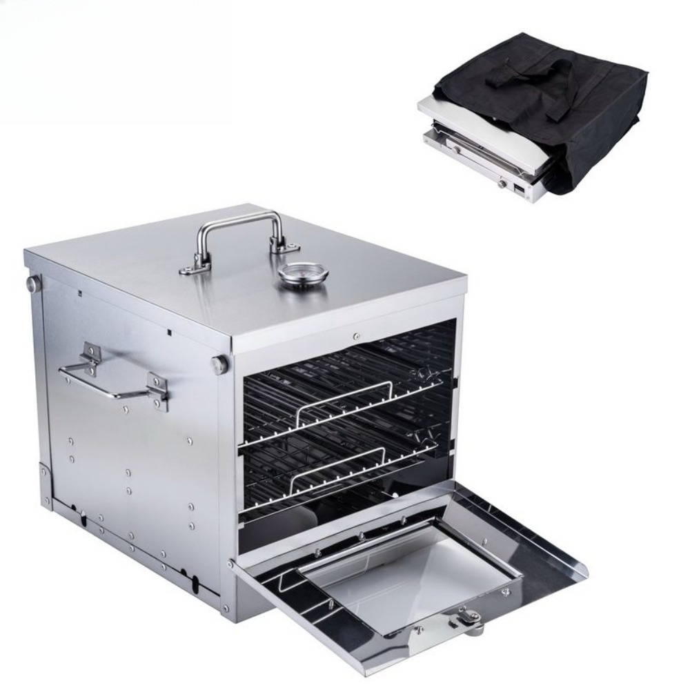 屋外キャンプ用家庭用コンロ、ステンレス製可視化フル折りたたみ - Camping With Cooking のレビューと価格