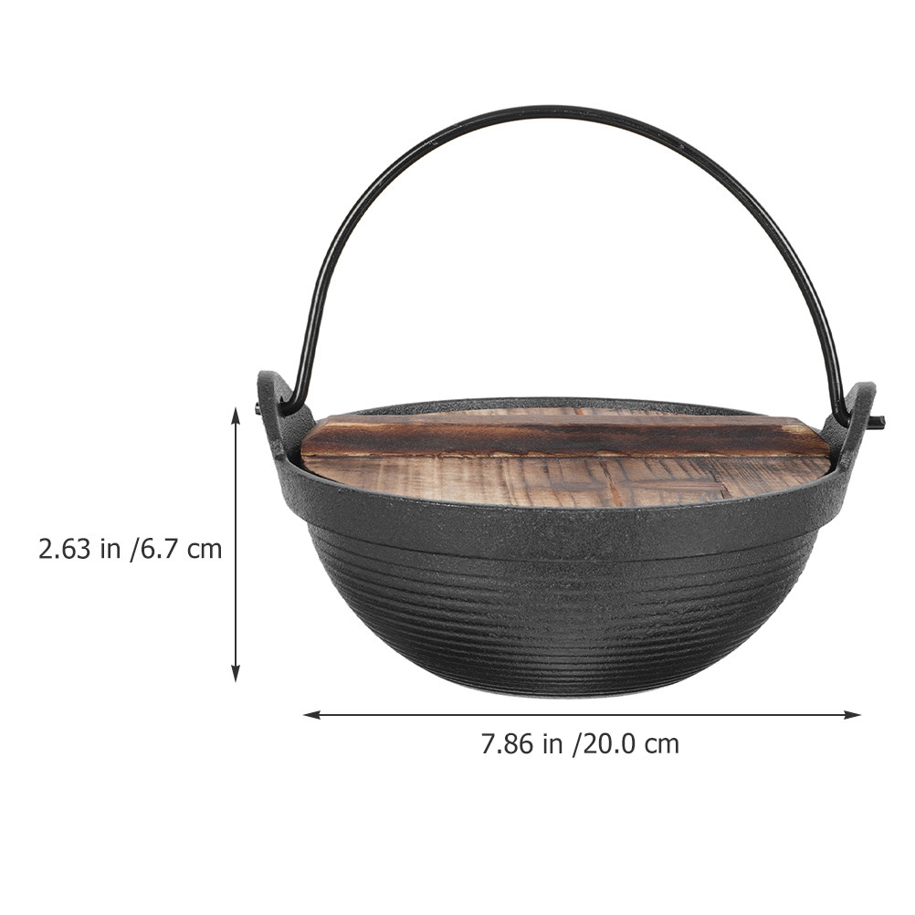 和風鉄製吊り下げ鍋 耐熱性 キャンプ用スープ鍋 煮込み鍋 す - Japanese Camping Cooking のレビューと価格