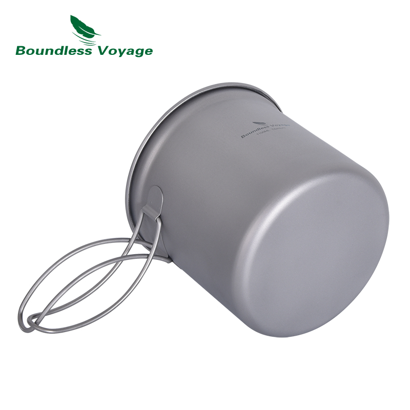 Boundless Voyage チタン製鍋フライパンセット - Camping Cooking Pots And Pans Set のレビューと価格